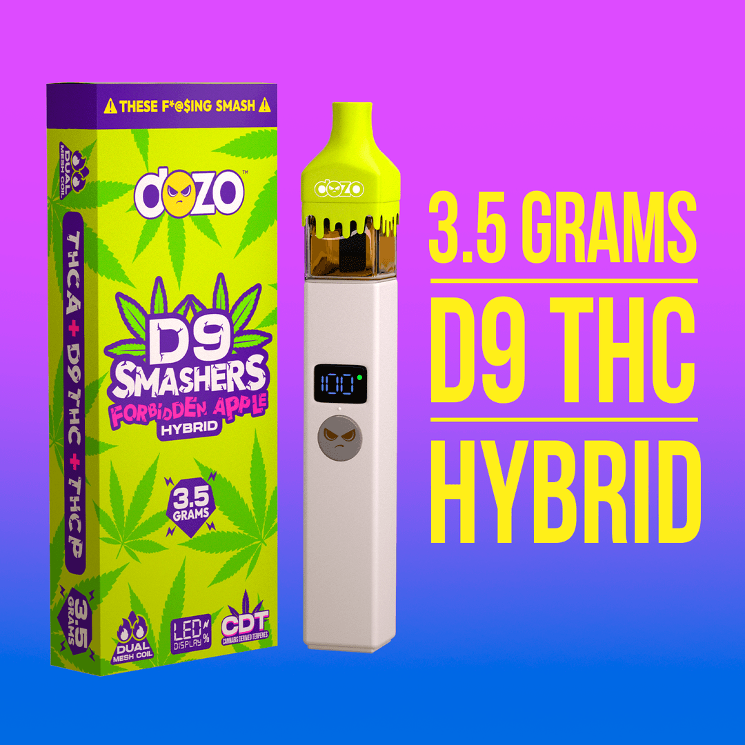 3.5g Dozo D9 Smashers THC-A Disposable
