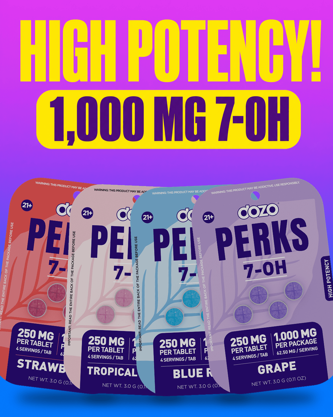 Dozo PERKS 7-OH High Potency