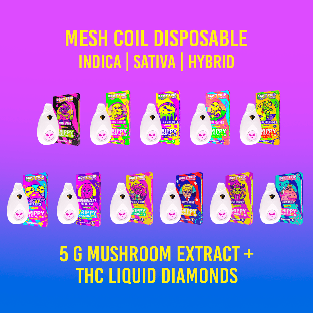 5g Trippy Diamonds Mushroom Vape