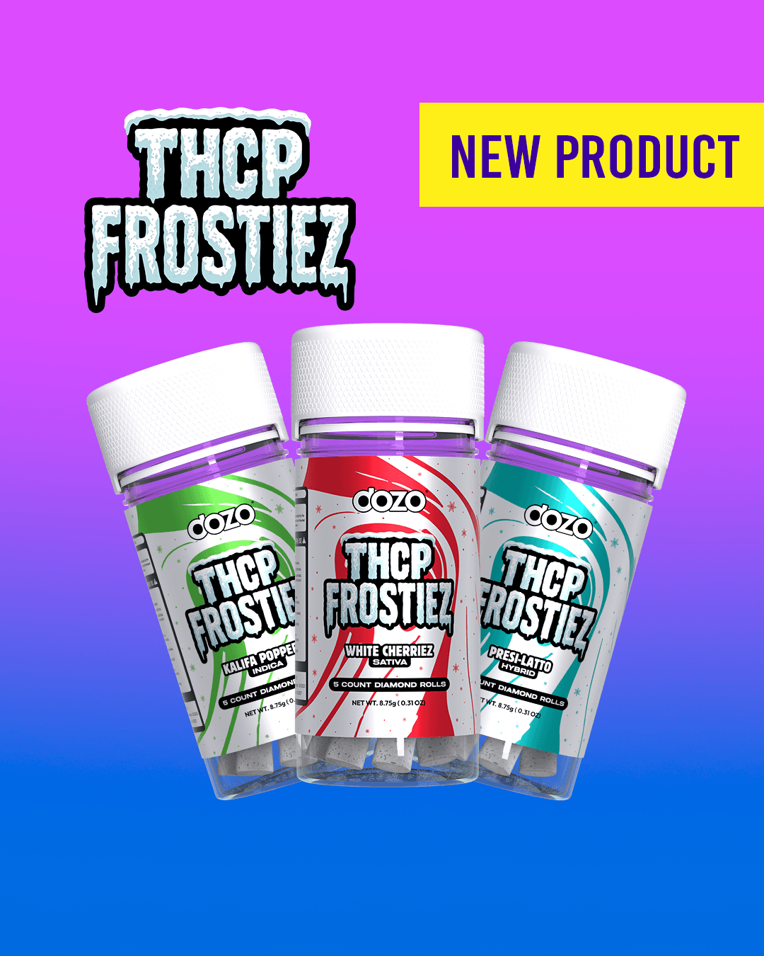 Dozo THCP Frostiez -  Diamond Rolls (5ct)