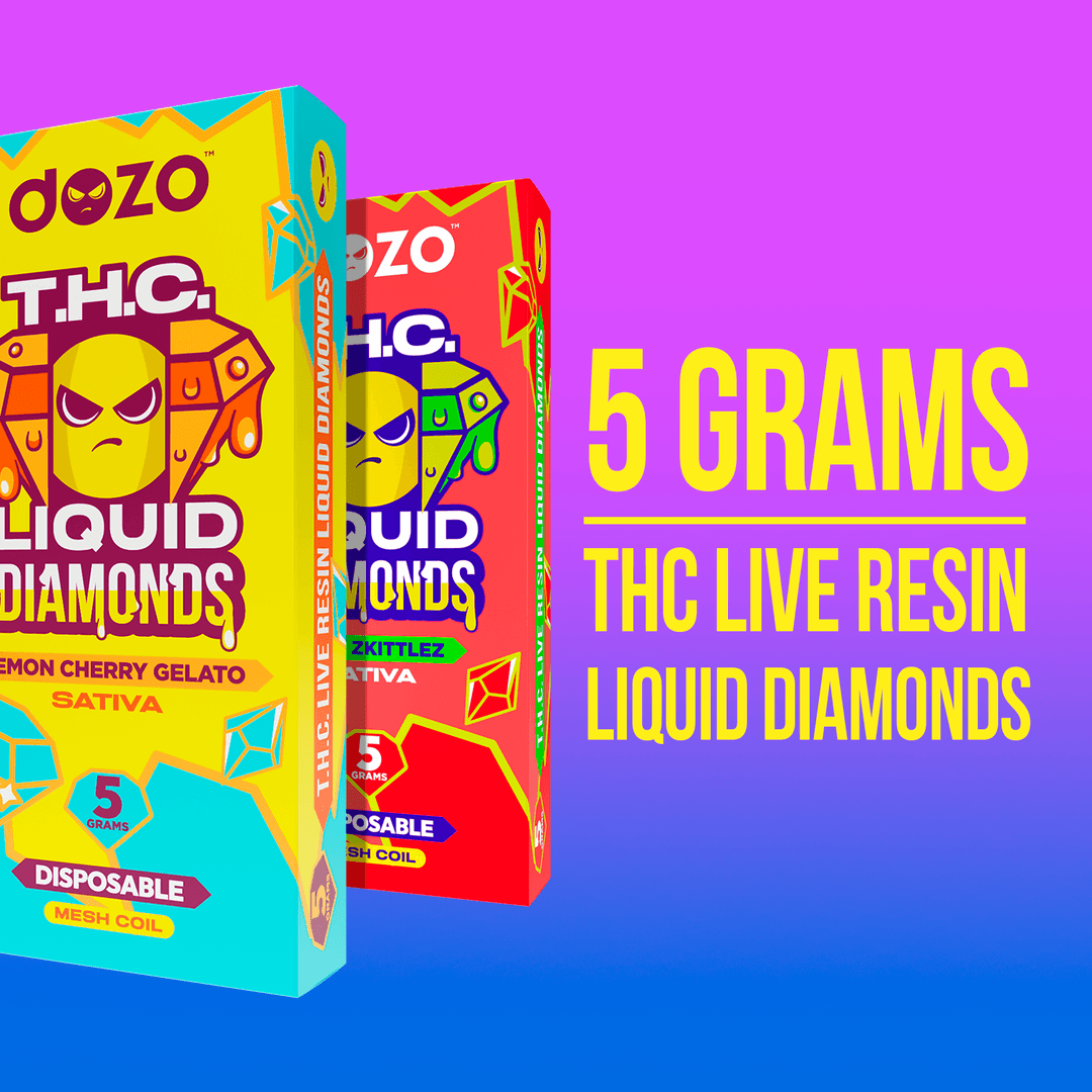 5g Liquid Diamonds Disposable | Deez Zkittles (Sativa)