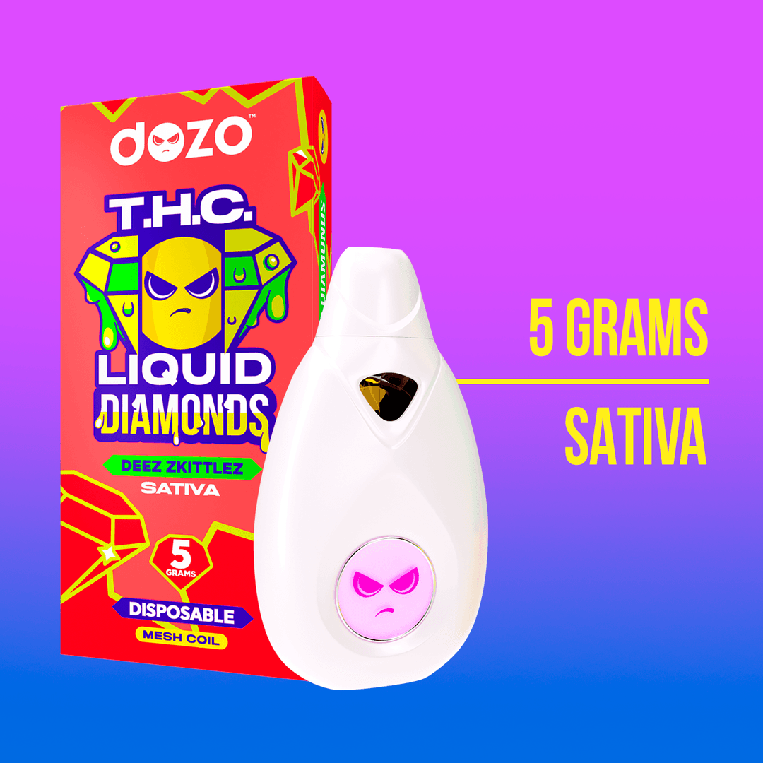 5g Liquid Diamonds Disposable | Deez Zkittles (Sativa)