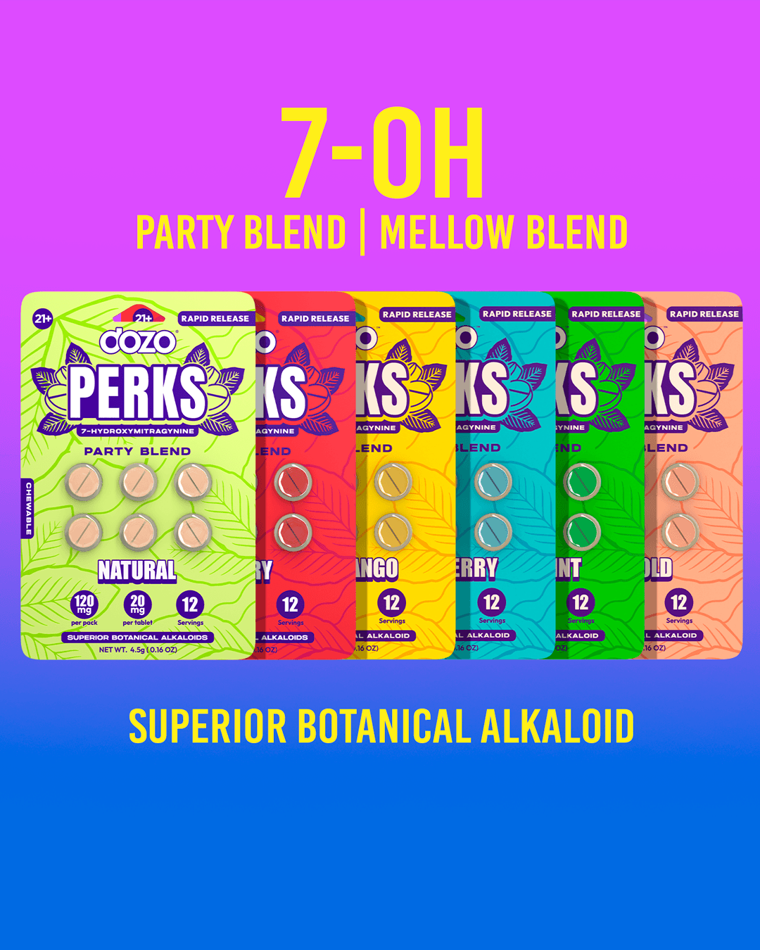 Dozo PERKS 7-OH 6-Pack