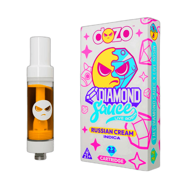 DOZO Diamond Sauce Live Rosin THC Cart