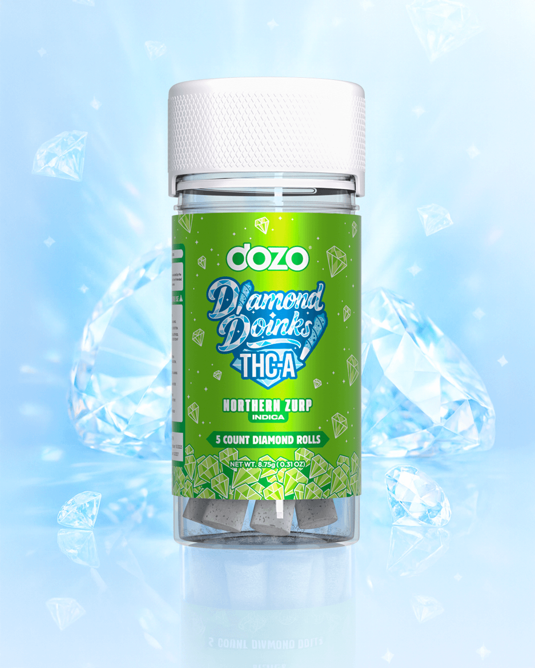 Dozo THC-A Doinks - Diamond Rolls (5ct)